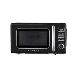 Galanz Retro 0.7-cu Ft 700-Watt Countertop Microwave - Black -Cheap My Cook Nest Store 330996275 MainImage 001 l