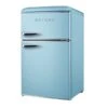 Galanz 3.1-cu Ft Freestanding Mini Top Freezer Refrigerator - Blue