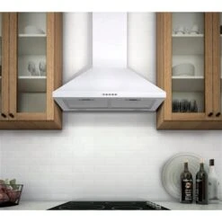 Ancona 24-in Convertible White Wall-Mounted Range Hood -Cheap My Cook Nest Store 331021318 AlternateImage1 l