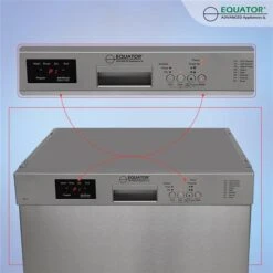 Equator Advanced Appliances 51 DB Fully Visible (Front) 24-in Stainless Steel Built-in Dishwasher - Energy Star Certified -Cheap My Cook Nest Store 331024803 AlternateImage4 l