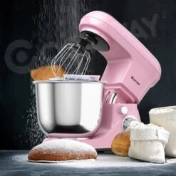 Costway 5-L 6-Speed Pink Commercial/Residential Stand Mixer -Cheap My Cook Nest Store 331026438 AlternateImage2 l