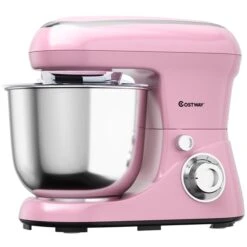 Costway 5-L 6-Speed Pink Commercial/Residential Stand Mixer -Cheap My Cook Nest Store 331026438 AlternateImage3 l