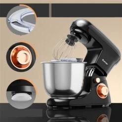Costway 5-L 6-Speed Black Commercial/Residential Stand Mixer -Cheap My Cook Nest Store 331026472 AlternateImage4 l