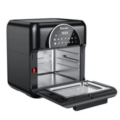 Costway Black 10-L 8-in-1 Air Fryer And Digital Toaster Oven Rotisserie With Accessories -Cheap My Cook Nest Store 331026492 AlternateImage4 l