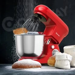 Costway 5-L 6-Speed Red Commercial/Residential Stand Mixer -Cheap My Cook Nest Store 331026514 AlternateImage2 l