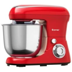 Costway 5-L 6-Speed Red Commercial/Residential Stand Mixer -Cheap My Cook Nest Store 331026514 AlternateImage3 l