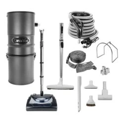 Canavac Metallic Charcoal Residential Bagless Central Vacuum Electric Package -Cheap My Cook Nest Store 331037255 MainImage 001 l