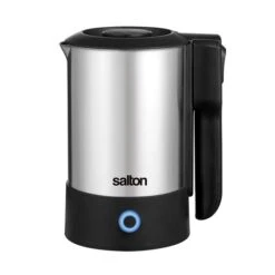 Salton Stainless Steel 0.6-L Cordless Manual Electric Kettle -Cheap My Cook Nest Store 331041353 AlternateImage1 l