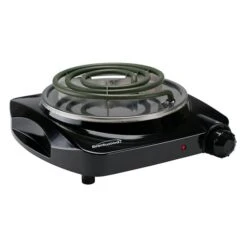 Brentwood 10.5-in Black 1200-Watt Single Burner Electric Hot Plate -Cheap My Cook Nest Store 331045829 MainImage 001 l