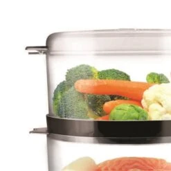 Brentwood Stainless Steel 2-Tier 4.73-L Electric Food Steamer -Cheap My Cook Nest Store 331045837 AlternateImage4 l