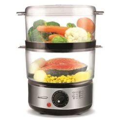 Brentwood Stainless Steel 2-Tier 4.73-L Electric Food Steamer -Cheap My Cook Nest Store 331045837 MainImage 001 l