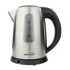 Brentwood Stainless Steel 1-L Cordless Digital Electric Kettle