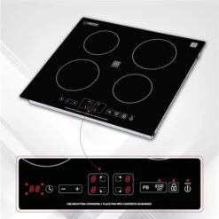 Equator Advanced Appliances BIC 244 24-in 4 Elements Black Induction Cooktop Downdraft Exhaust -Cheap My Cook Nest Store 331045911 AlternateImage2 l