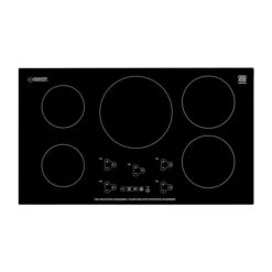 Equator Advanced Appliances BIC 365 36-in 5 Elements Black Induction Cooktop Downdraft Exhaust -Cheap My Cook Nest Store 331045918 MainImage 001 l