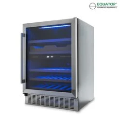 Equator Advanced Appliances GC 43 43-Bottle Capacity (5.3-cu Ft) Commercial Stainless Steel Built-In/Freestanding Beverage Ce… -Cheap My Cook Nest Store 331045922 AlternateImage2 l