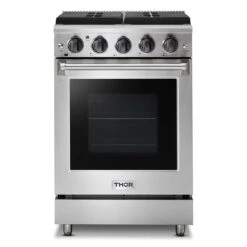 Thor Kitchen 24-in 4 Burners 3.7-cu Ft Gas Range In Stainless Steel -Cheap My Cook Nest Store 331046022 MainImage 001 l
