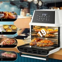 Costway 18-L White Air Fryer Oven