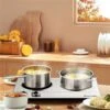 Costway 13-in 2-Burner Stainless Steel Electric Hot Plate