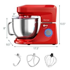 Costway 7-L 6-Speed 660 W Red Commercial/Residential Stand Mixer -Cheap My Cook Nest Store 331060053 AlternateImage1 l