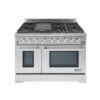 NXR LS 48-in 6 -Burners 7.2-cu. Ft. Convection Oven Freestanding Gas Range