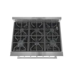 NXR LS 36-in 6-Burner Manual Cleaning Convection Oven Freestanding Gas Range (Stainless Steel) -Cheap My Cook Nest Store 331062367 AlternateImage2 l