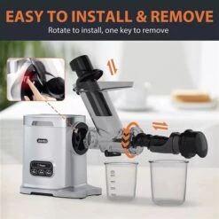 Aeitto Cold Press Masticating Juicer - Black -Cheap My Cook Nest Store 331062382 AlternateImage4 l