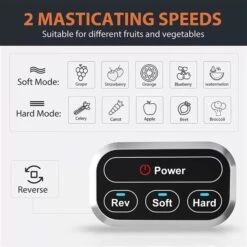 Aeitto Cold Press Masticating Juicer - Silver -Cheap My Cook Nest Store 331062386 AlternateImage1 l