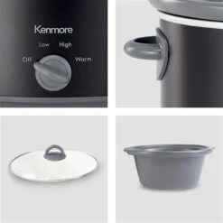 Kenmore 4.7-L Black Slow Cooker -Cheap My Cook Nest Store 331064046 AlternateImage3 l
