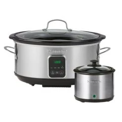 Kenmore 6.6-L Black And Silver Slow Cooker And Sauce Warmer 6 Kenmore 6.6-L Black And Silver Slow Cooker And Sauce Warmer -Cheap My Cook Nest Store 331064050 MainImage 001 l