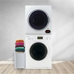 Equator Advanced Appliances Electric Stacked Laundry Center With 3.5-cu Ft Washer (EW 824N) And 3.5-cu Ft Dryer (ED 852) -Cheap My Cook Nest Store 331064698 AlternateImage3 l