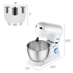 Costway 3.8 L 8-Speed White Stand Mixer -Cheap My Cook Nest Store 331065357 AlternateImage1 l