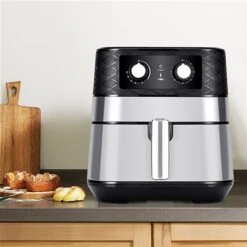 Costway 4.7 L Black Stainless Steel Air Fryer