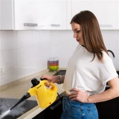 Costway 1-Speed 1050 W Multipurpose Steam Cleaner In Yellow -Cheap My Cook Nest Store 331065378 AlternateImage2 l
