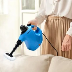 Costway 1-Speed 1050 W Multipurpose Steam Cleaner In Blue -Cheap My Cook Nest Store 331065390 AlternateImage3 l