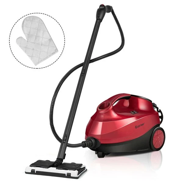 Costway 2000 W Multipurpose Steam Cleaner With 19 Accessories In Red 2 Costway 2000 W Multipurpose Steam Cleaner With 19 Accessories In Red - Image 2