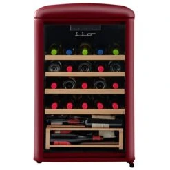 Iio 30-Bottle Freestanding Retro Wine Red Wine Cooler