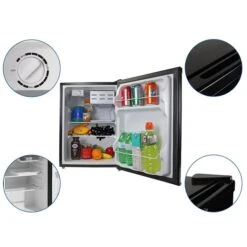 Koolatron Black 2.56-cu.ft. (70L) Compact Fridge With Freezer -Cheap My Cook Nest Store 331067286 AlternateImage4 l