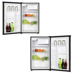 Koolatron Stainless Steel 4.4-cu.ft. (124 L) Compact Fridge With Freezer -Cheap My Cook Nest Store 331067288 AlternateImage3 l