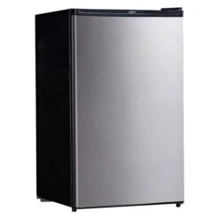 Koolatron Stainless Steel 4.4-cu.ft. (124 L) Compact Fridge With Freezer -Cheap My Cook Nest Store 331067288 MainImage 001 l