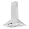 Cosmo 30-in 380 CFM Ductless Island Range Hood In Stainless Steel