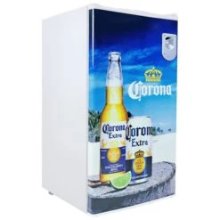Corona 3.2 Cu Ft (90L) Compact Fridge Wth Bottle Opener - White