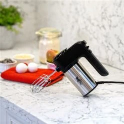 Total Chef 6-Speed Hand Mixer 250 Watts With Turbo Boost - Black Silver -Cheap My Cook Nest Store 332002956 AlternateImage1 l