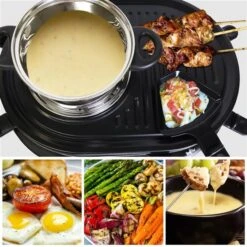 Total Chef 8-Person Raclette And Fondue Set With Granite Grill Stone -Cheap My Cook Nest Store 332002958 AlternateImage3 l