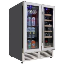 Koolatron 24-in Built-In Dual Zone Wine And Beverage Fridge With Lock -Cheap My Cook Nest Store 332002983 MainImage 001 l