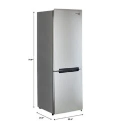 Unique Prestige 12 Cu.ft. Stainless Steel Frost-Free Bottom Freezer Refrigerator - Energy Star Certified -Cheap My Cook Nest Store 332002987 AlternateImage1 l
