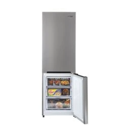 Unique Prestige 12 Cu.ft. Stainless Steel Frost-Free Bottom Freezer Refrigerator - Energy Star Certified