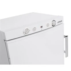 Unique 3.4 Cu. Ft. 3-Way Propane Mini Refrigerator Top Mounted Controls - White
