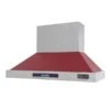 KUCHT 48-in Ducted Red Wall-Mounted Range Hood