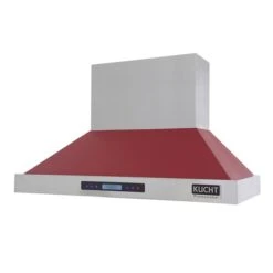 KUCHT 48-in Ducted Red Wall-Mounted Range Hood