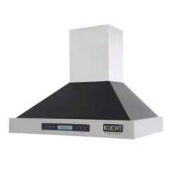 KUCHT 30-in Ducted Black Wall-Mounted Range Hood -Cheap My Cook Nest Store 332003011 AlternateImage4 l